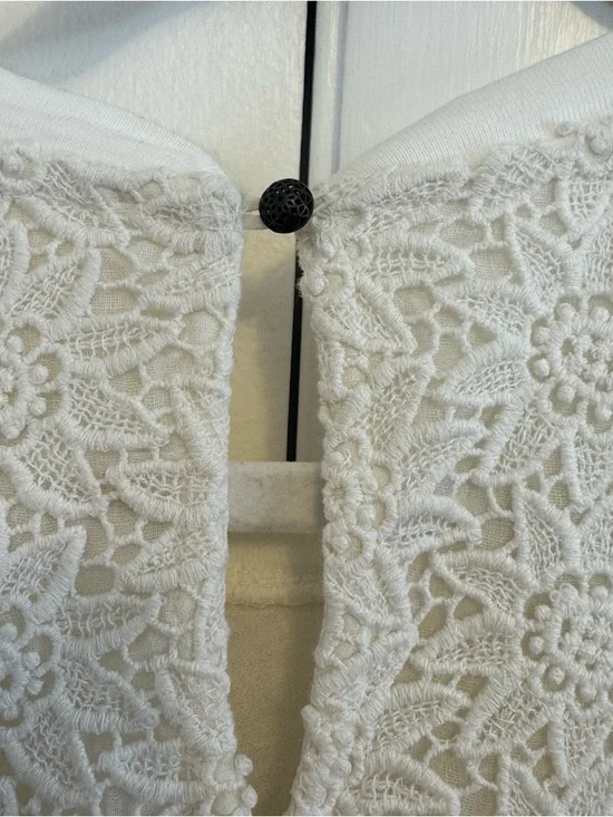 Maeve White Lace Tank with Multicolor Floral Embroidery - Picture 8 of 8